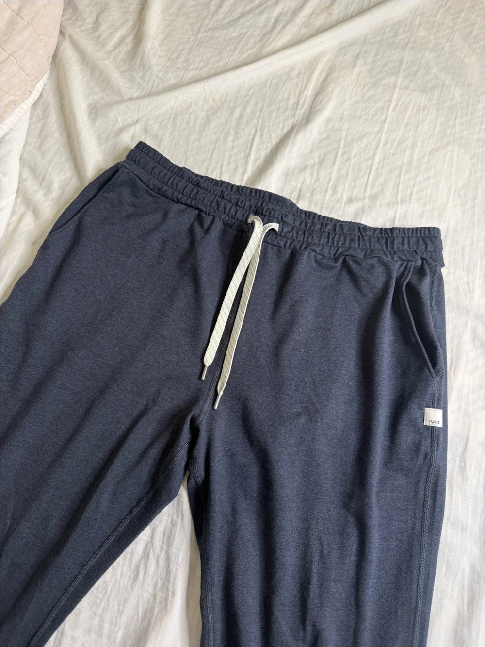 Men's Navy Drawstring Jogger Pants